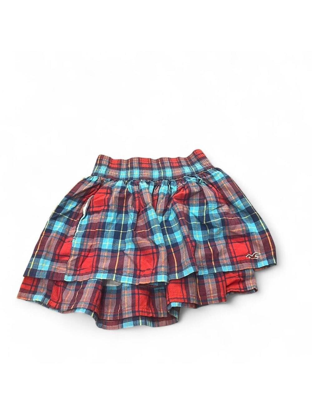y2k hollister ruffled skirt